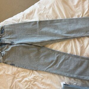 Zara Faded Blue Denim Pants